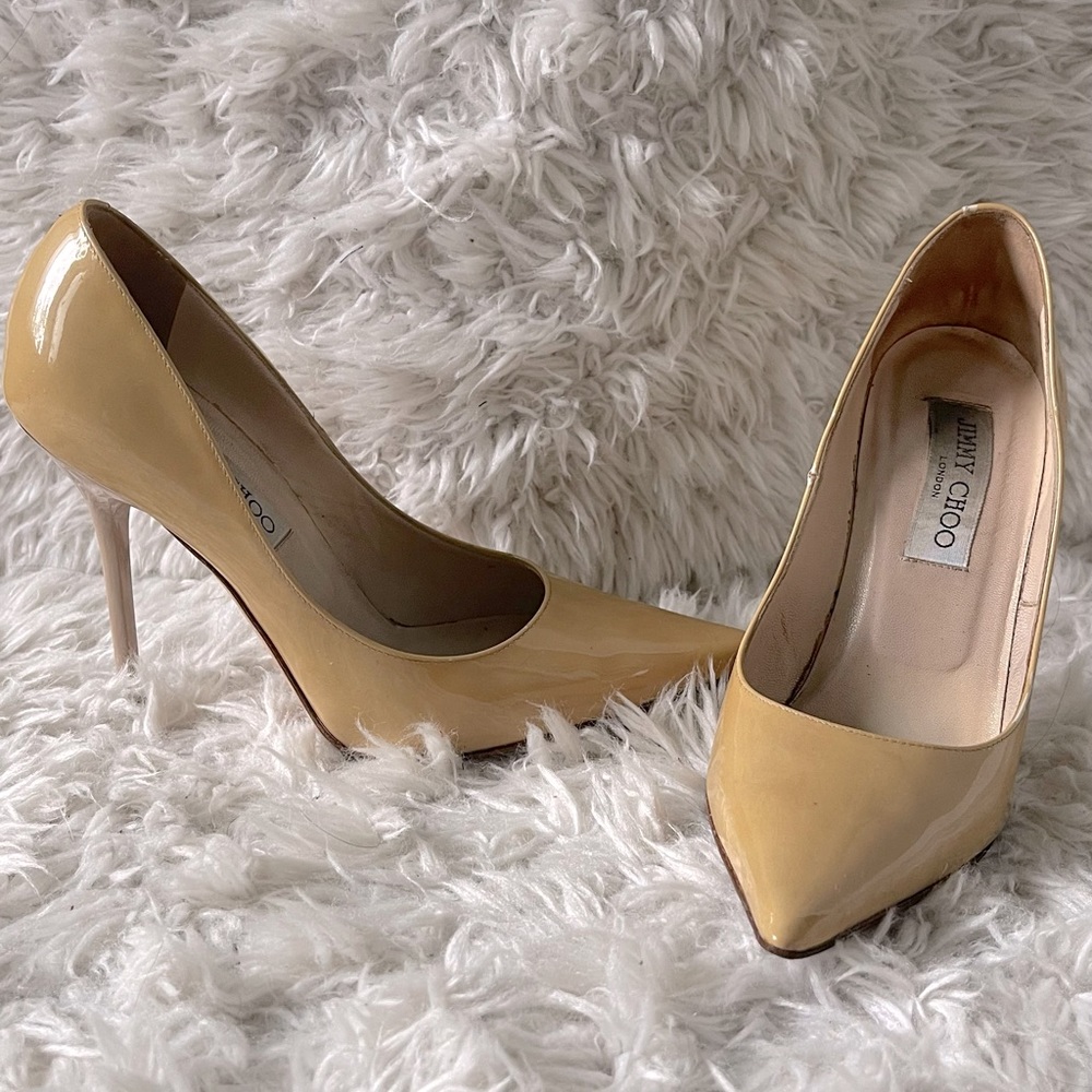 Jimmy Choo nude heels size 36 (6.5 us)